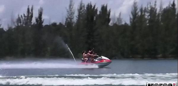  Teens Ride the Party Boat video starring Eva Saldana - Mofos.com